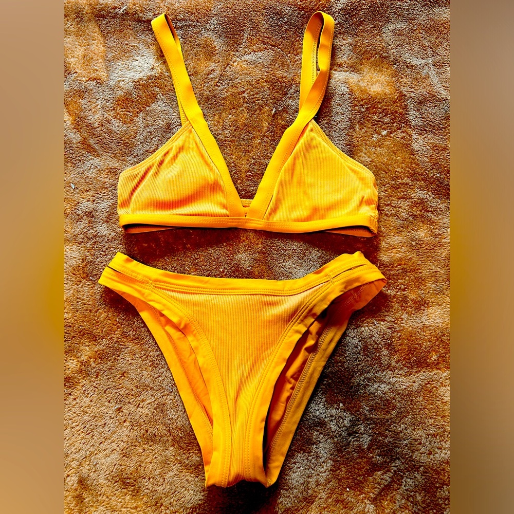 L*Space bikini set, mustard yellow